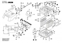 Bosch 0 601 989 141 GAS 50 All Purpose Vacuum Cleane 110 V / GB Spare Parts GAS50